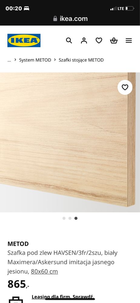 METOD szafka  do zlewu havsen ikea