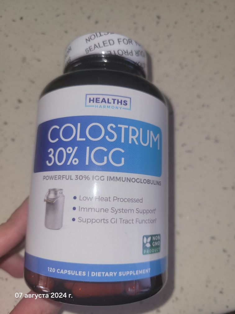 Молозиво, Colostrum, 120 капсул