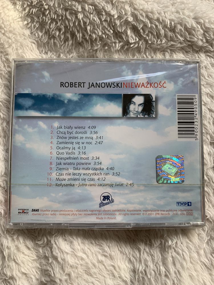 Rober Janowski Nieważkość CD nowa w folii folia