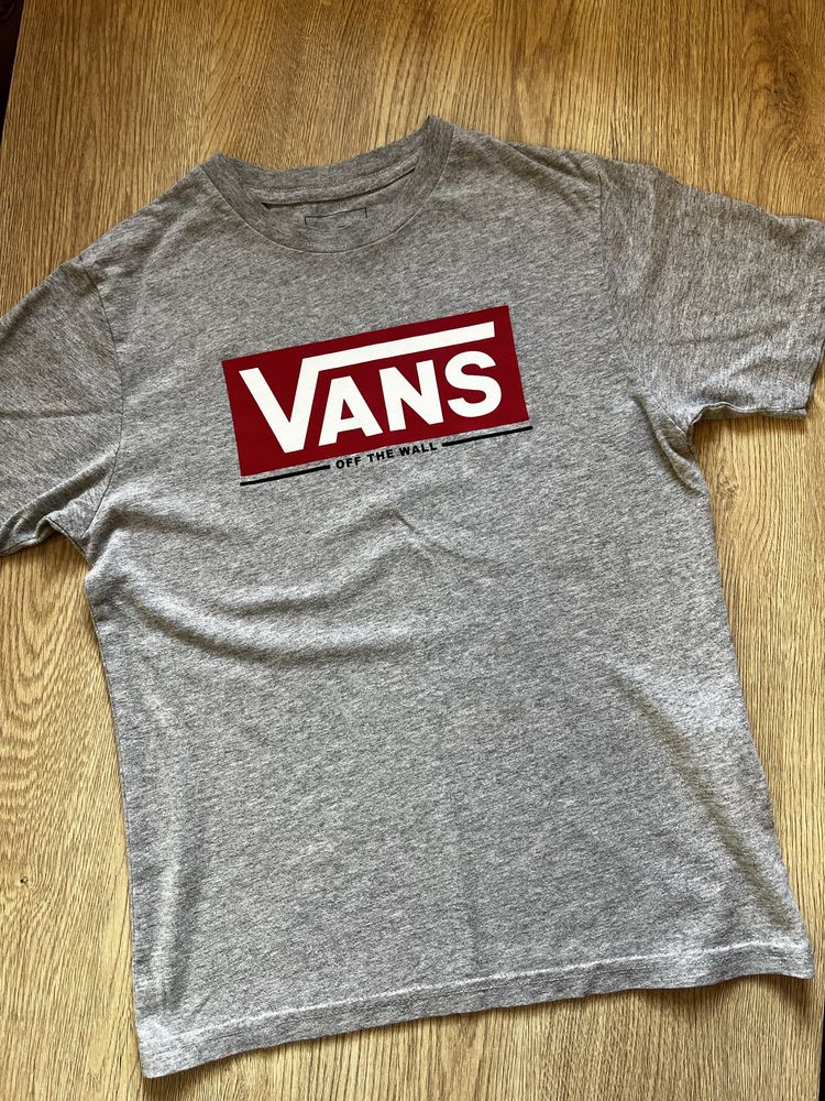 Сіра футболка ванс Vans