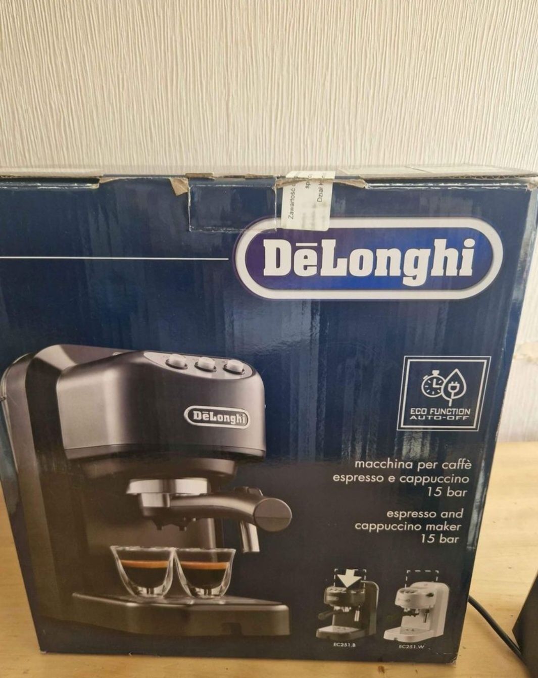 Ekspres DELONGHI ec251 b Czarny