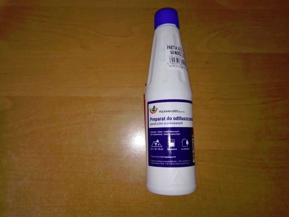 Preparat do odtłuszczania powierzchni ocynkowanych Emulsol 0,5L