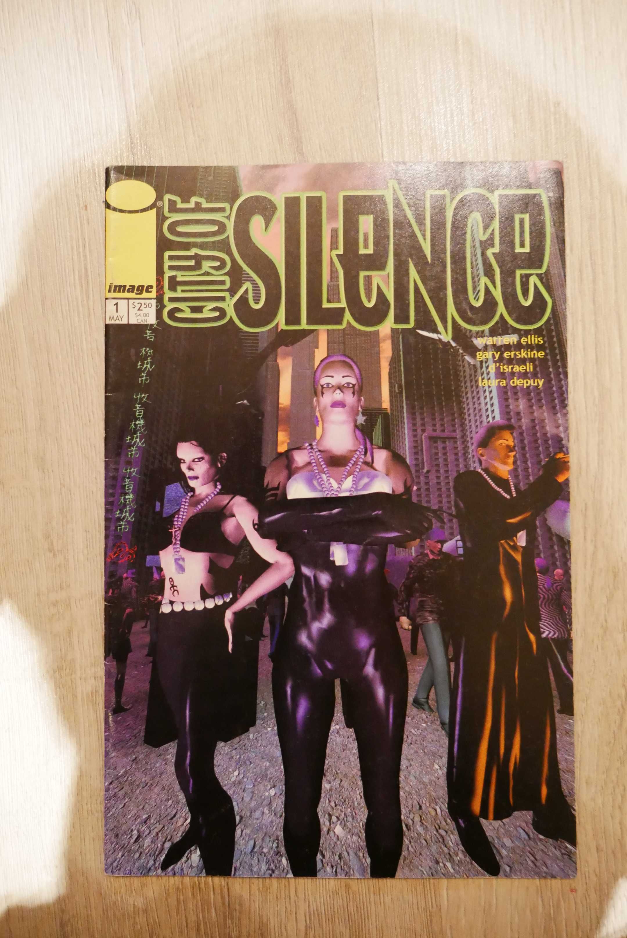 Komiks City Of Silence 2000 Warren Ellis, Gary Erskine stare komiksy