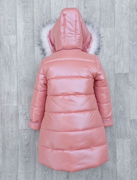 Зимова куртка пуховик дівчинка 116, 122 , 128, 134 см