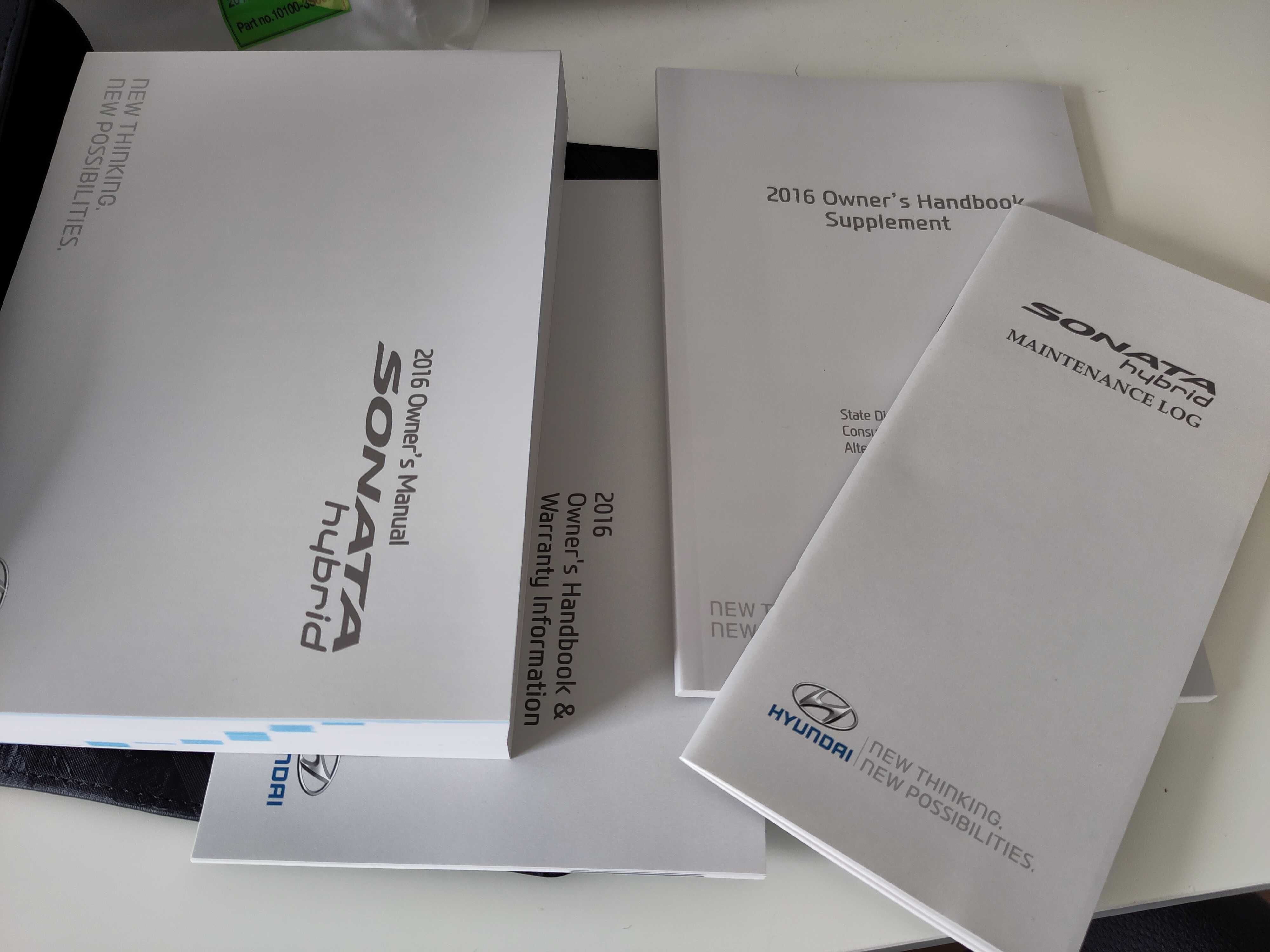 English Hyundai Sonata 2016 Owner's Manual - Free