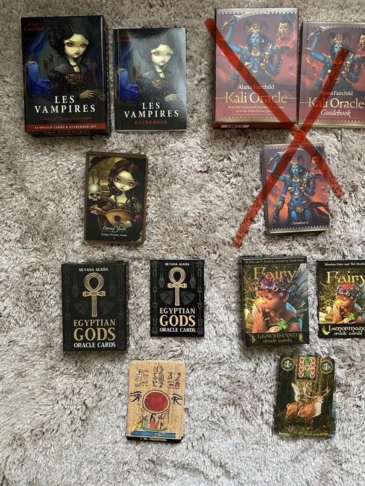 Карты Оракул Таро Vampires Kali Love Egyptian Gods Fairy Witch