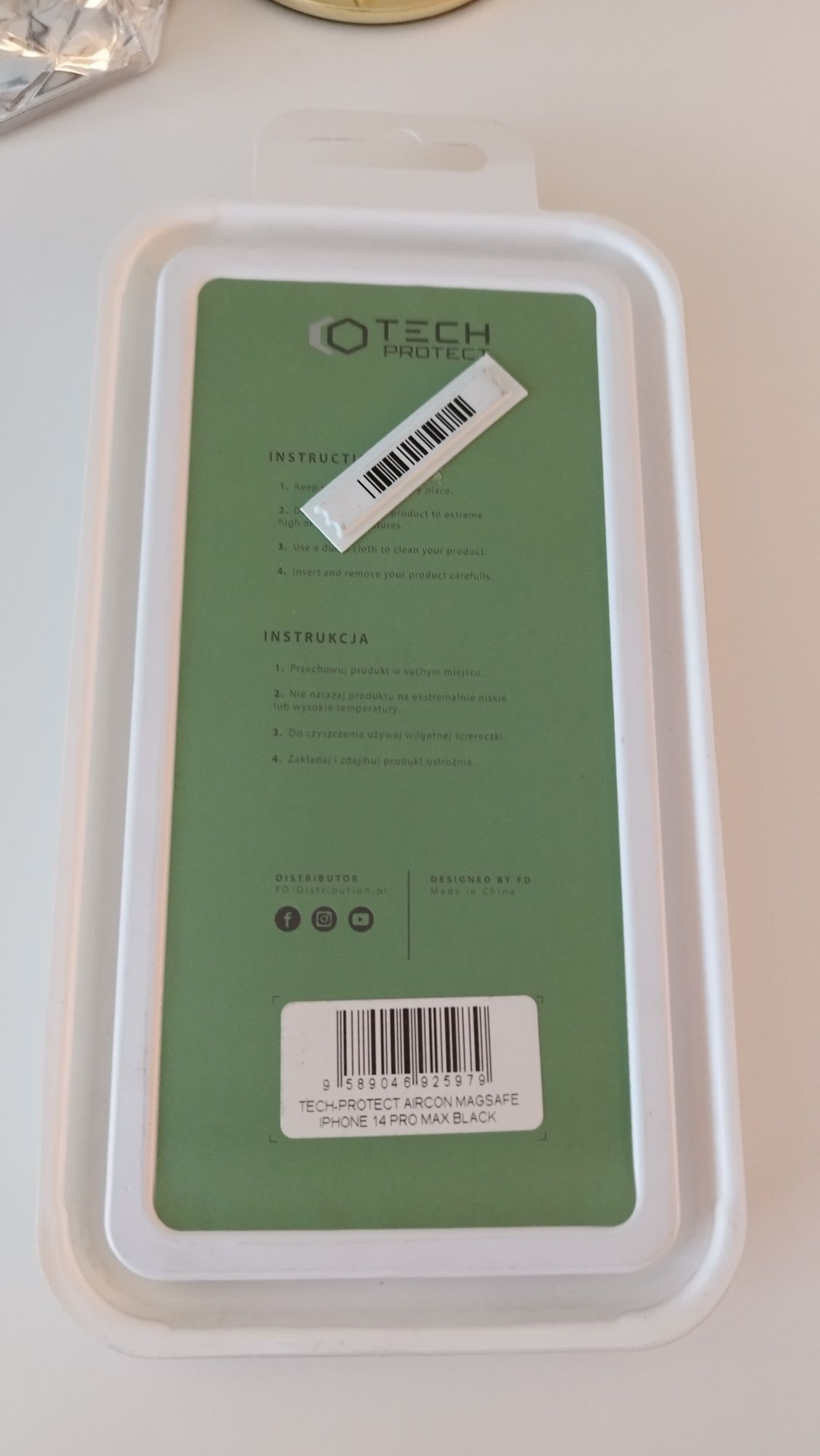 Nowe Etui na telefon iPhone 14 Pro Max Black Tech Protect