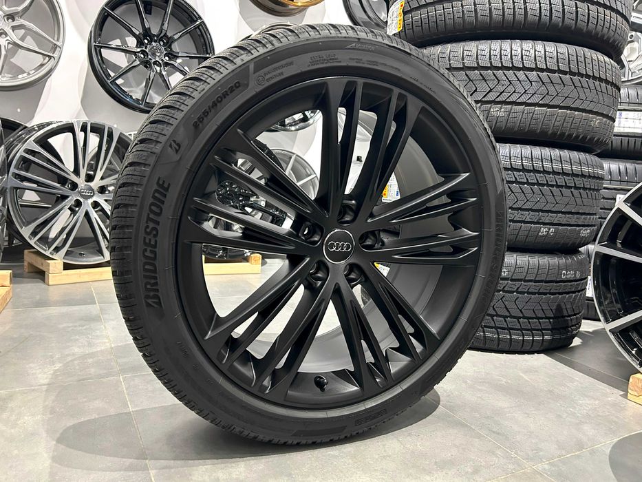 Oryginalne koła zimowe 20 5x112 ET30 Audi A6 C8 A7 4K 255/40R20 Bridge