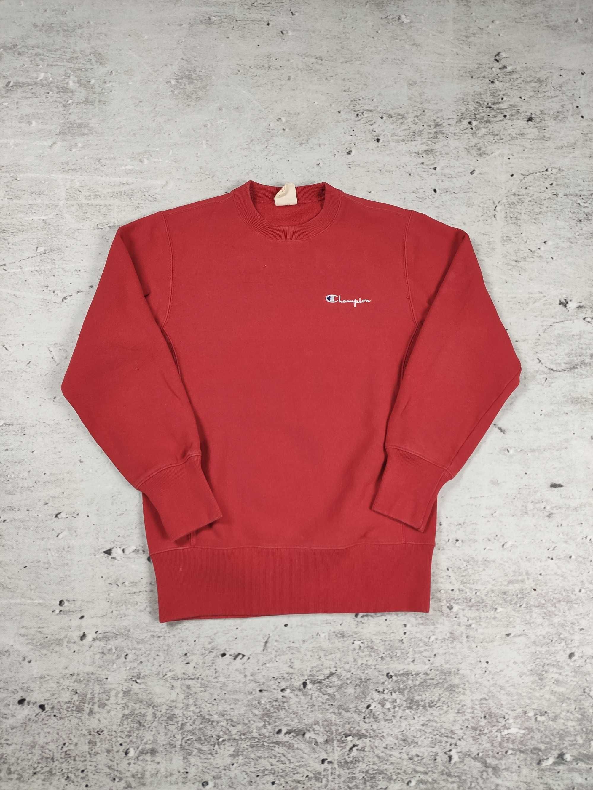 Bluza Champion Reverse Weave czerwona crewneck r. S