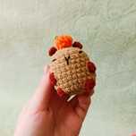 Капібара мила іграшка амігурумі ручна робота хендмейд capybara plushie