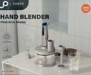 NOWY Blender ręczny wielofunkcyjny 800 W biały HB-J260