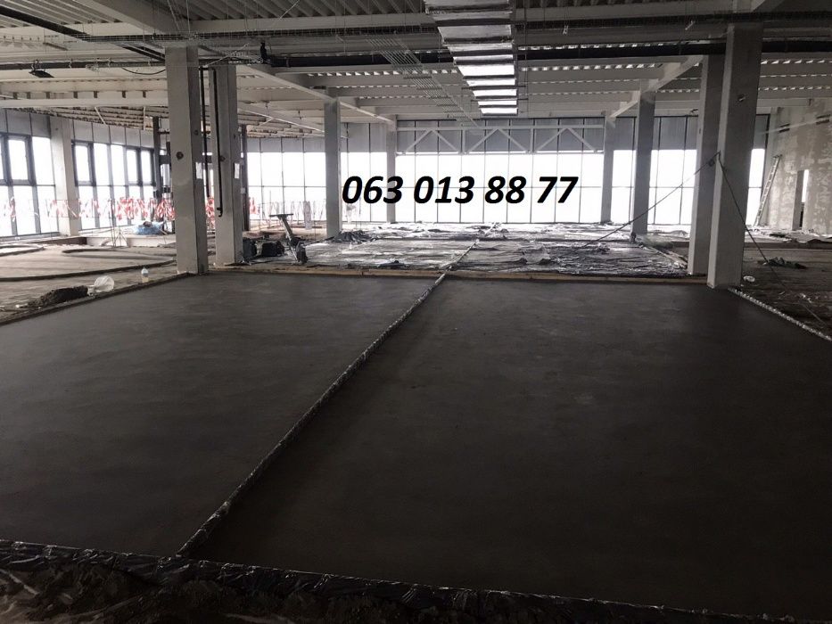 Стяжка пола. ПОЛУСУХАЯ СТЯЖКА. Стяжка машинным способом