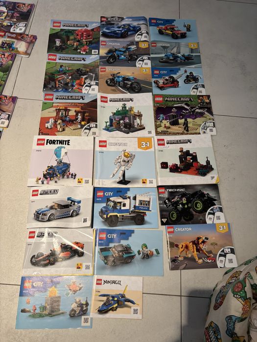 Karton klockow lego, dla chlopca ~10kg