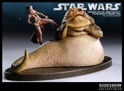 Sideshow Star Wars diorama princess Leia vs Jabba the Hutt