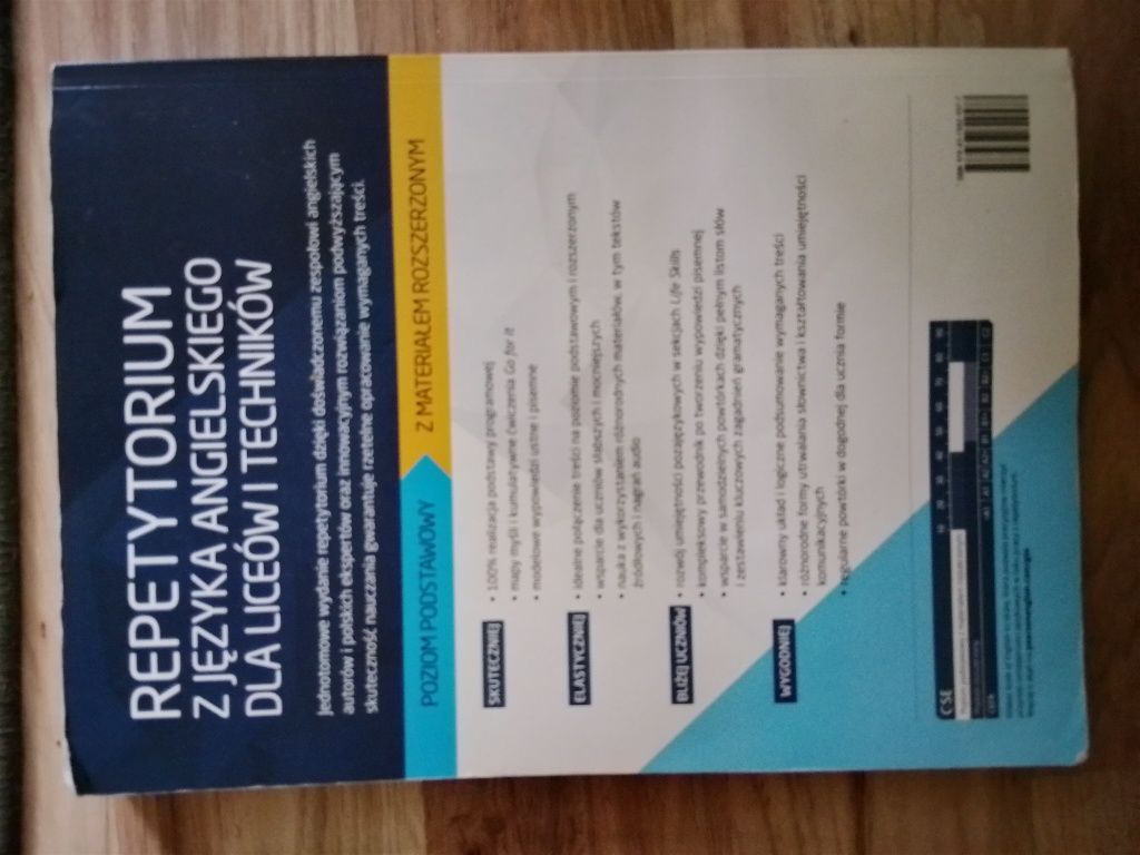 Repetytorium z języka angielskiego dla liceów i techników wyd: Pearson
