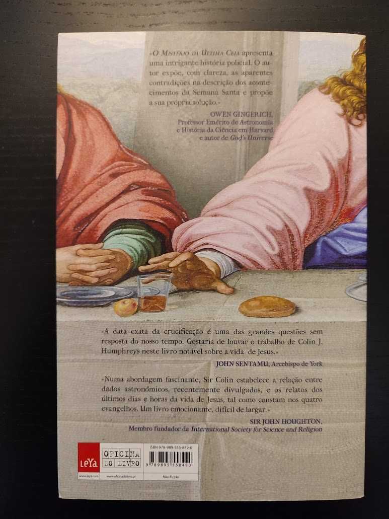 (Env. Incluído) O Mistério da Última Ceia de Colin Humphreys