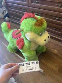 Детская игрушка качалка динозавр