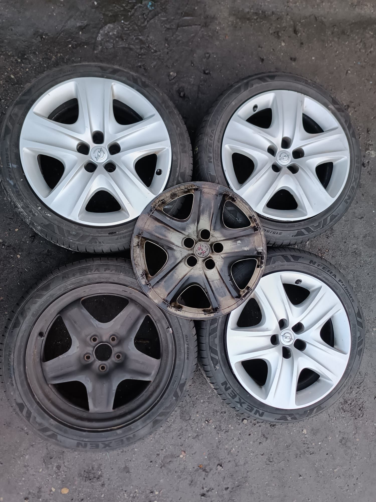 Felgi strukturalne 17 Opel Astra K Astra J Mokka Chevrolet 5x105