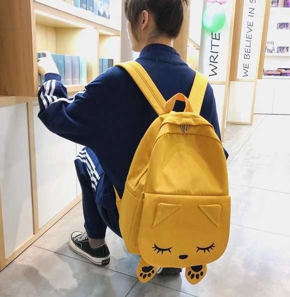 Цвет желтый - Новый рюкзак в школу - Состояние новое