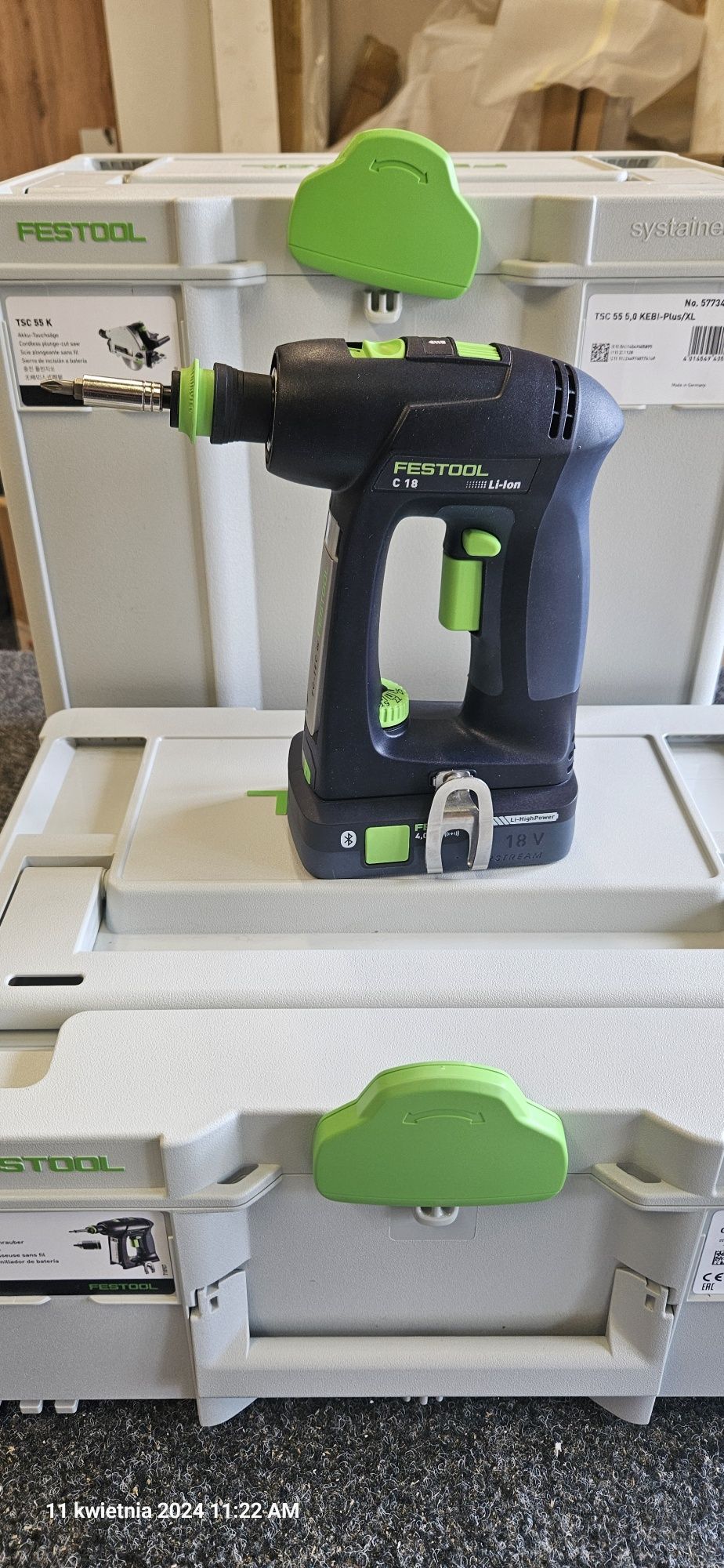 Wkrętarka festool C 18 HPC 4.0 I-PLUS