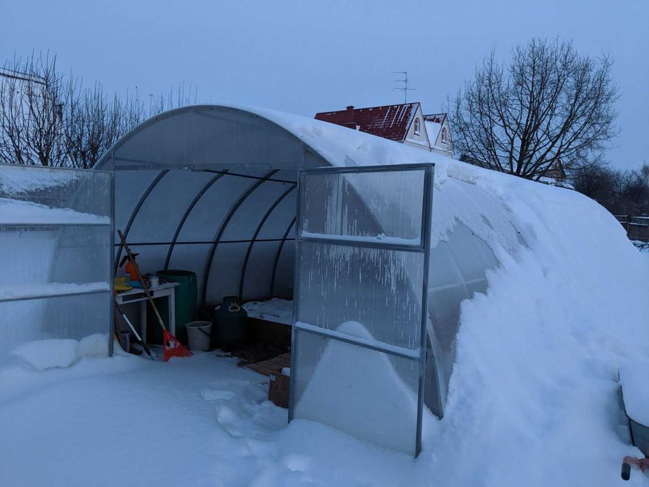 Szklarnia Tunel 4x4m, 6m, 8m, 10m, 12m z poliwęglanu 6mm, prof 40x20mm