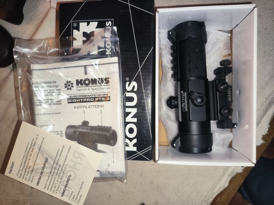 KONUS 3x30 prismatic scope sightpro PTS-2