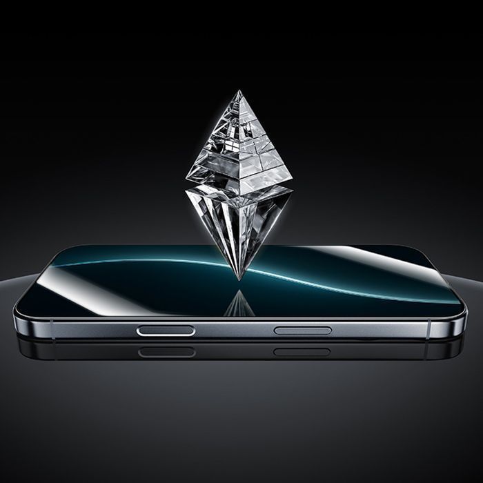 Benks Hartowane szkło Glass Warrior HD do Iphone 17 Pro Max czarne