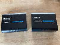 Konwerter HDMI na IP + KVM USB zestaw - TX + RX