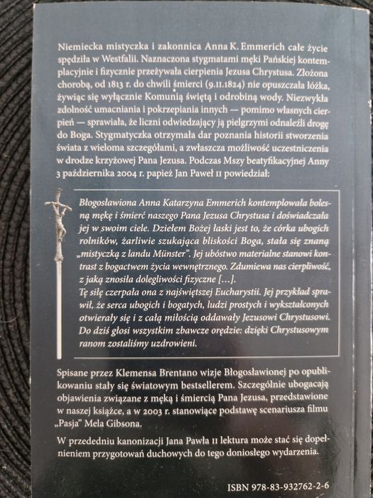 Pasja według objawień bł.Anny Katarzyny  Emmerich