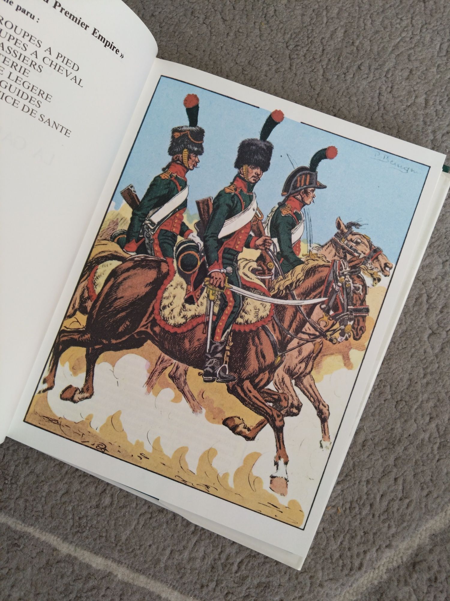 Mundury pierwszego Imperium Gwardia Cesarska - Żołnierze na koniach