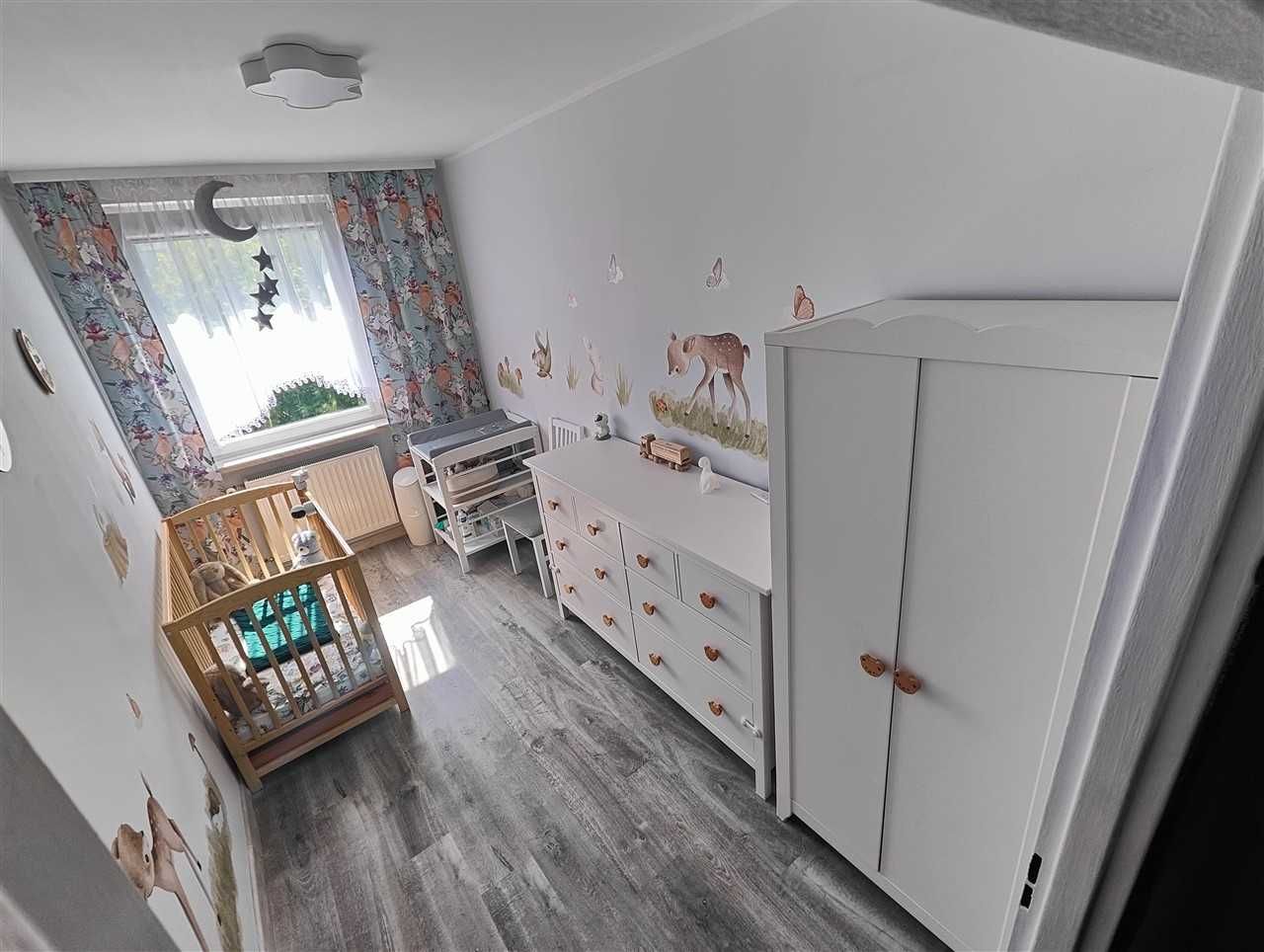 mieszkanie Kożuchów 3 pokoje z balkonem i piwnicą, w pełni umeblowane