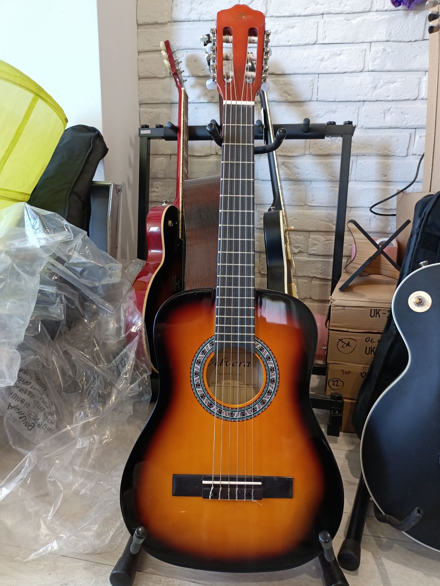 Gitara Klasyczna Alvera ACG 100 1/2 SB + pokrowiec - Nowa/Okazja