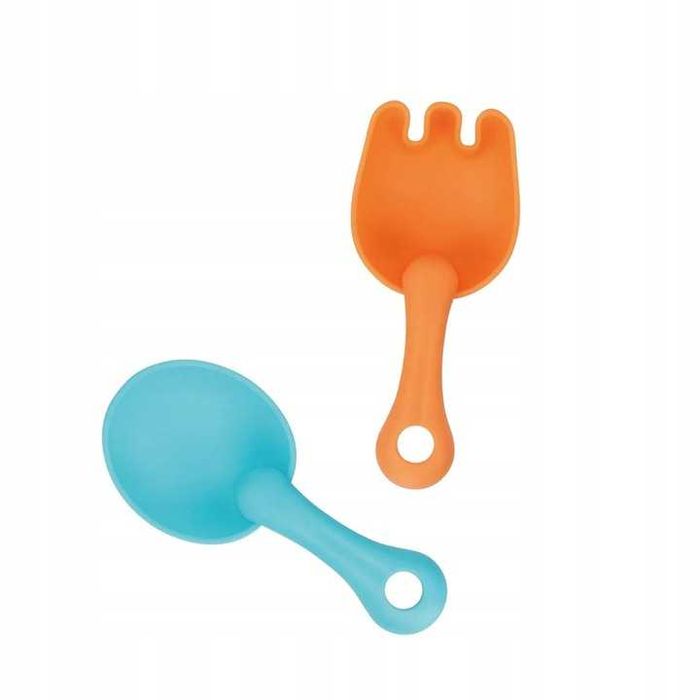 Zabawka do piasku #258 – silikonowy zestaw ze składanym wiaderkiem