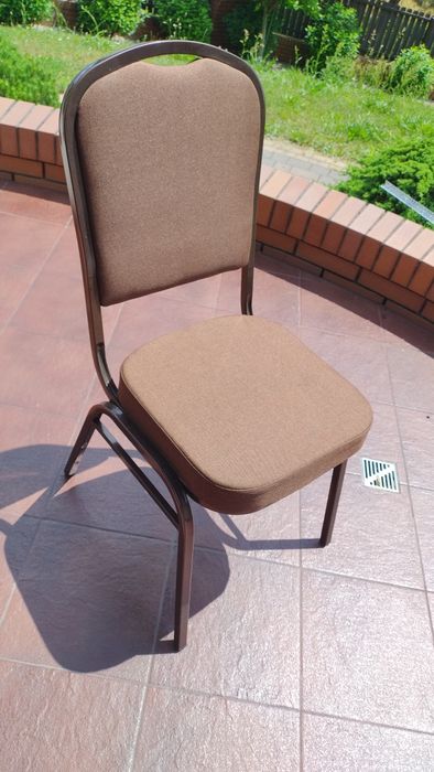 Krzesło krzesła bankietowe Exclusive Brown brązowe