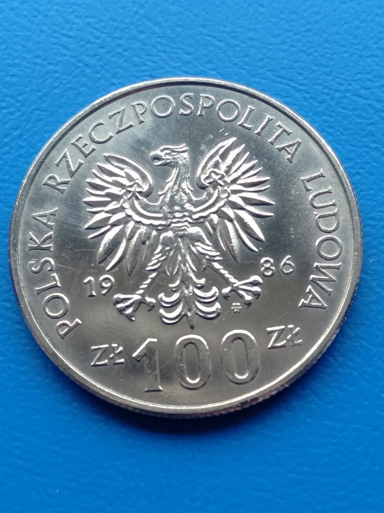 "Władysław I Łokietek" moneta 100 zł z 1986 roku