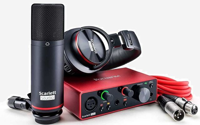 NOWY! Focusrite Scarlett Solo Studio 3rd Gen Interfejs audio - zestaw