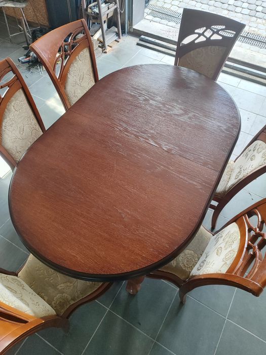 Stół drewniany rozkładany