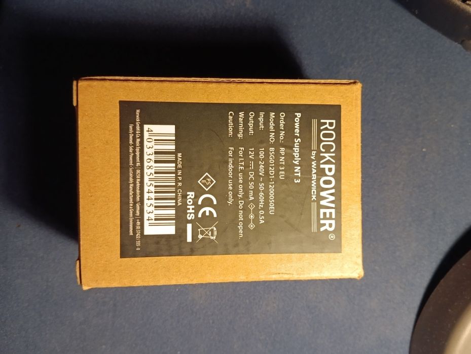 Power Supply Rockpower by Warwick 12V