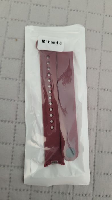 Pasek wymienny Mi band 8 bordowy