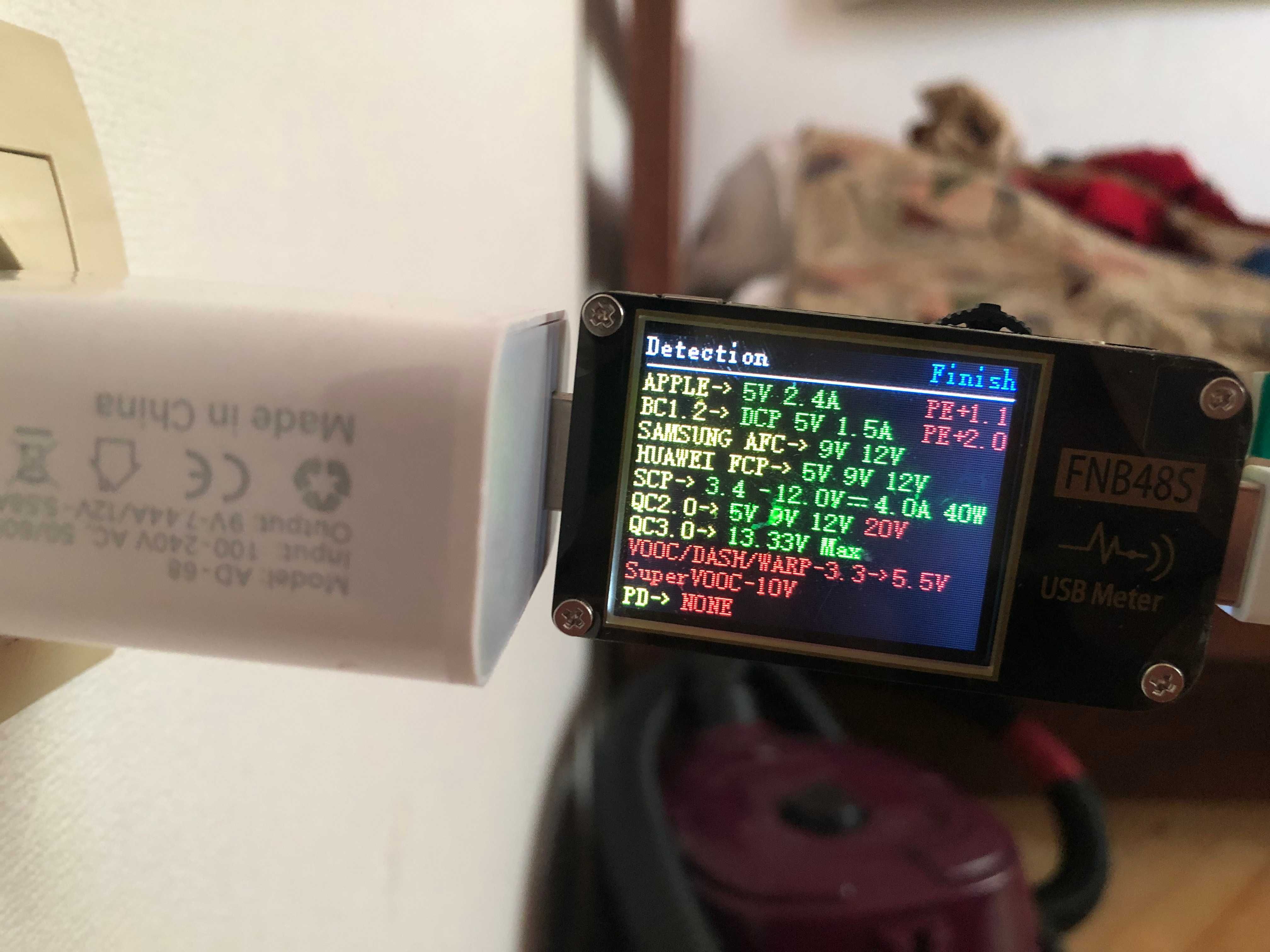 Блок живлення 5-13V 25W  потоколи QC2/3.0 до 13.3V,  AFC, FCP, SCP