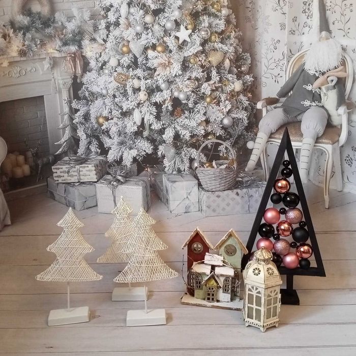 choinki z lampkami led