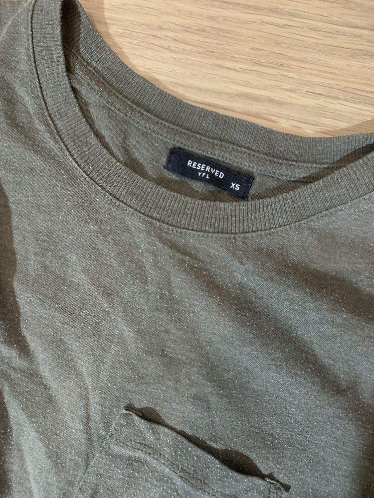 koszulka t-shirt khaki reserved
