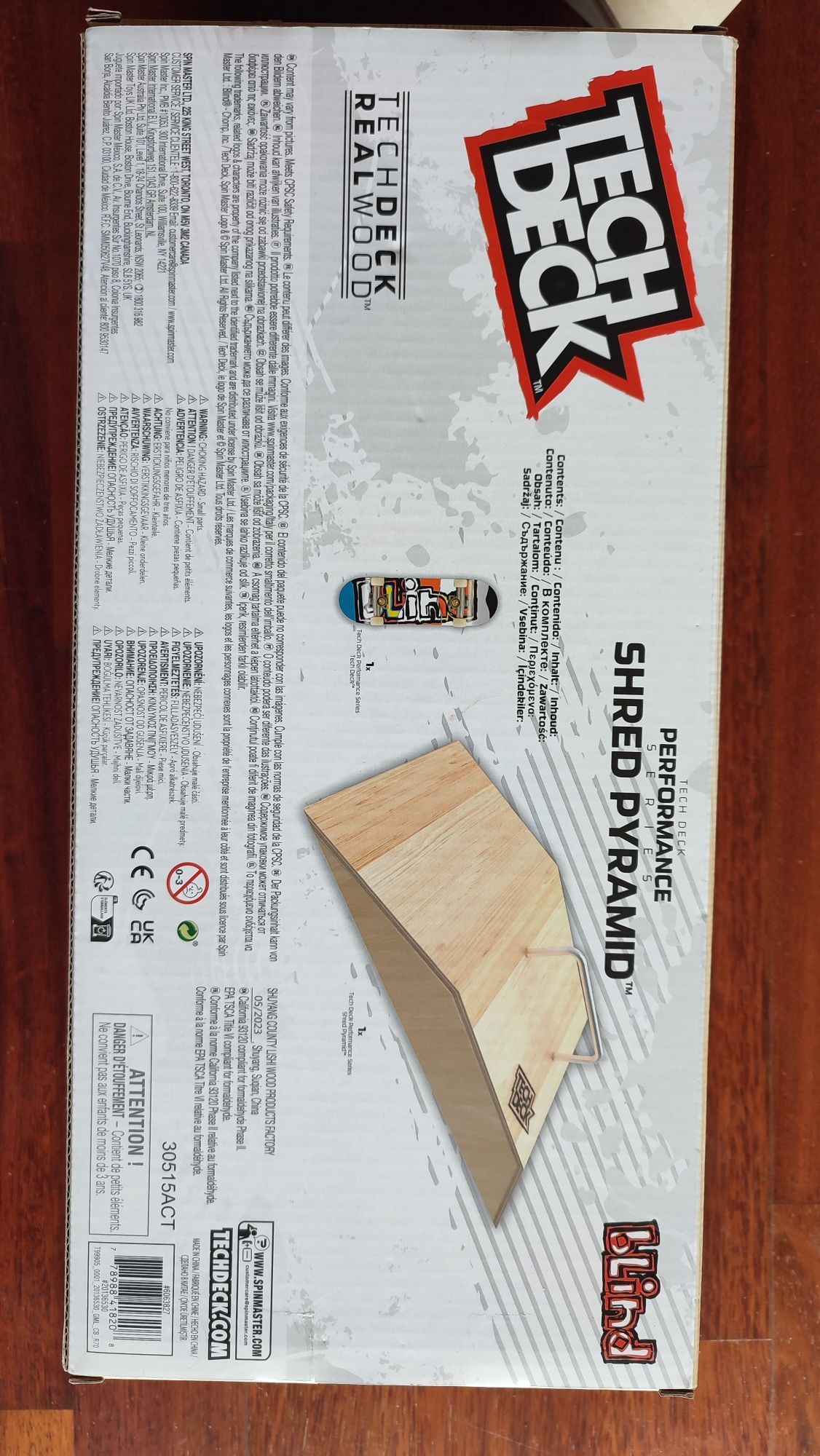 TechDeck Rampa do fingerboard Shred Pyramid