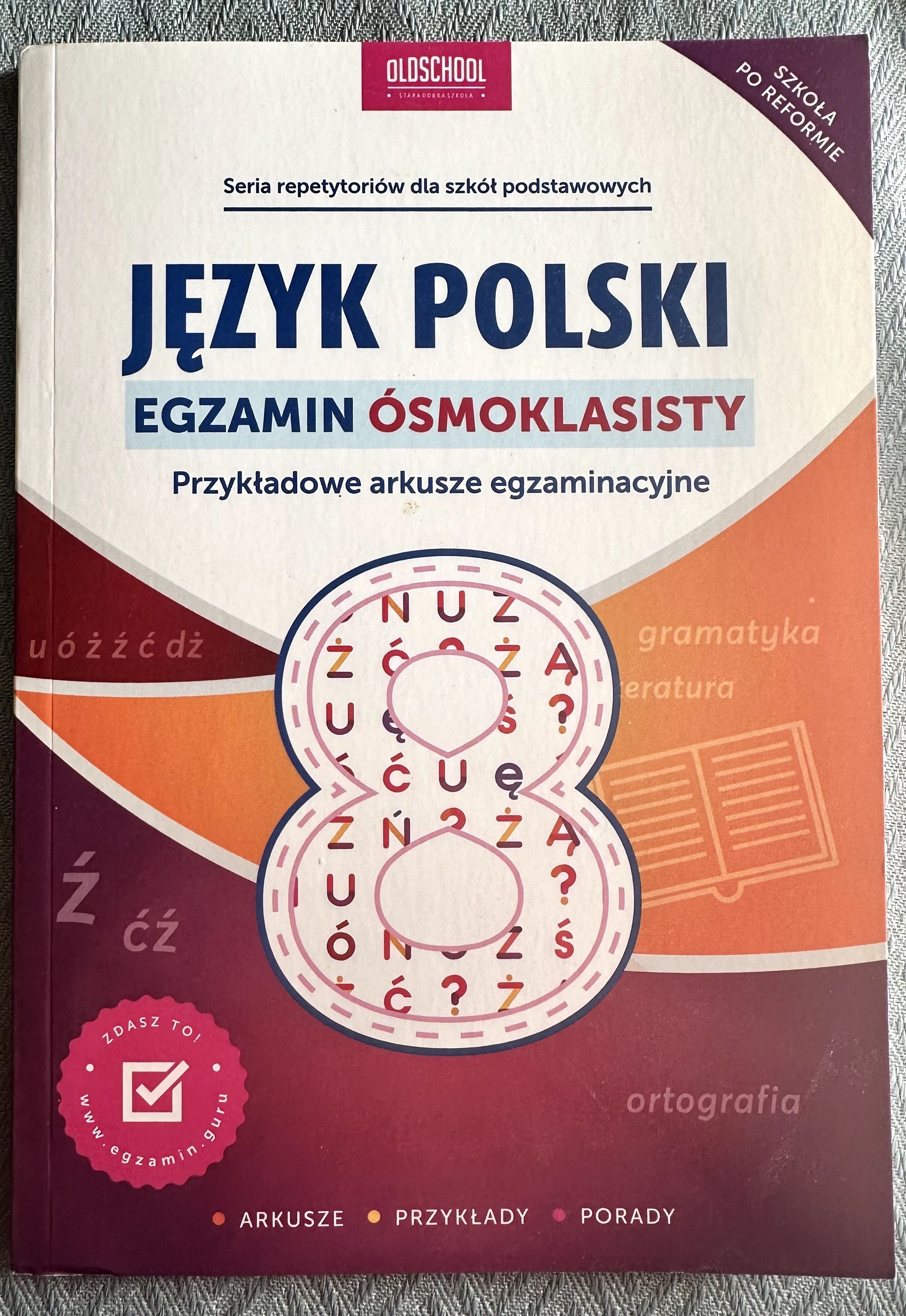 Język Polski Egzamin Ósmoklasisty Przykładowe arkusz egz. Niezapisane