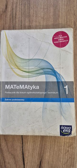 Podręcznik matematyka 1