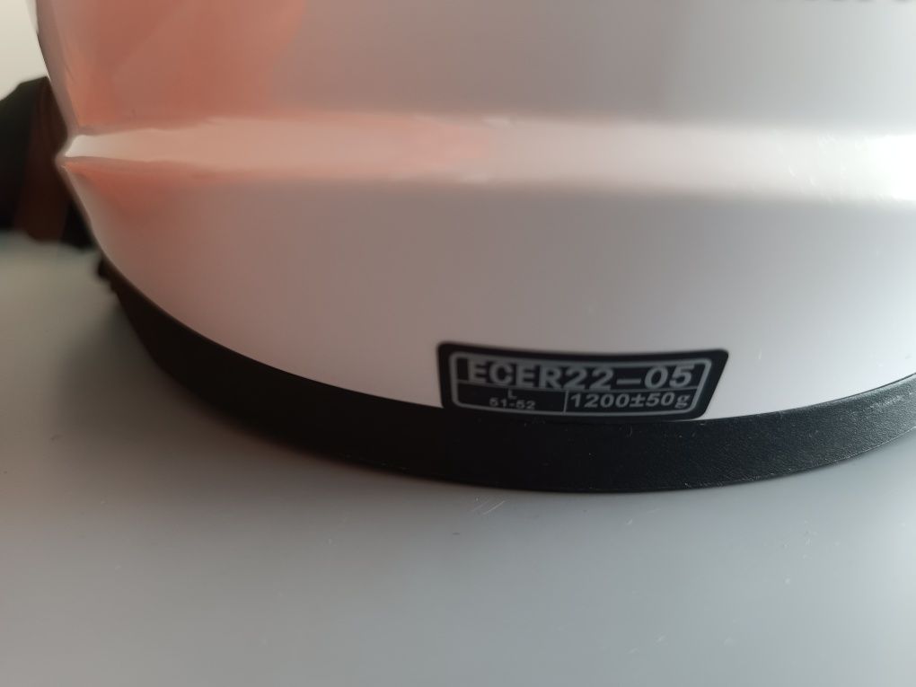 Capacete branco LS2 criança