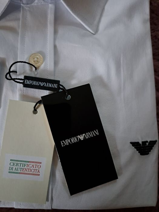 Koszula męska biała Armani rozmiar XL