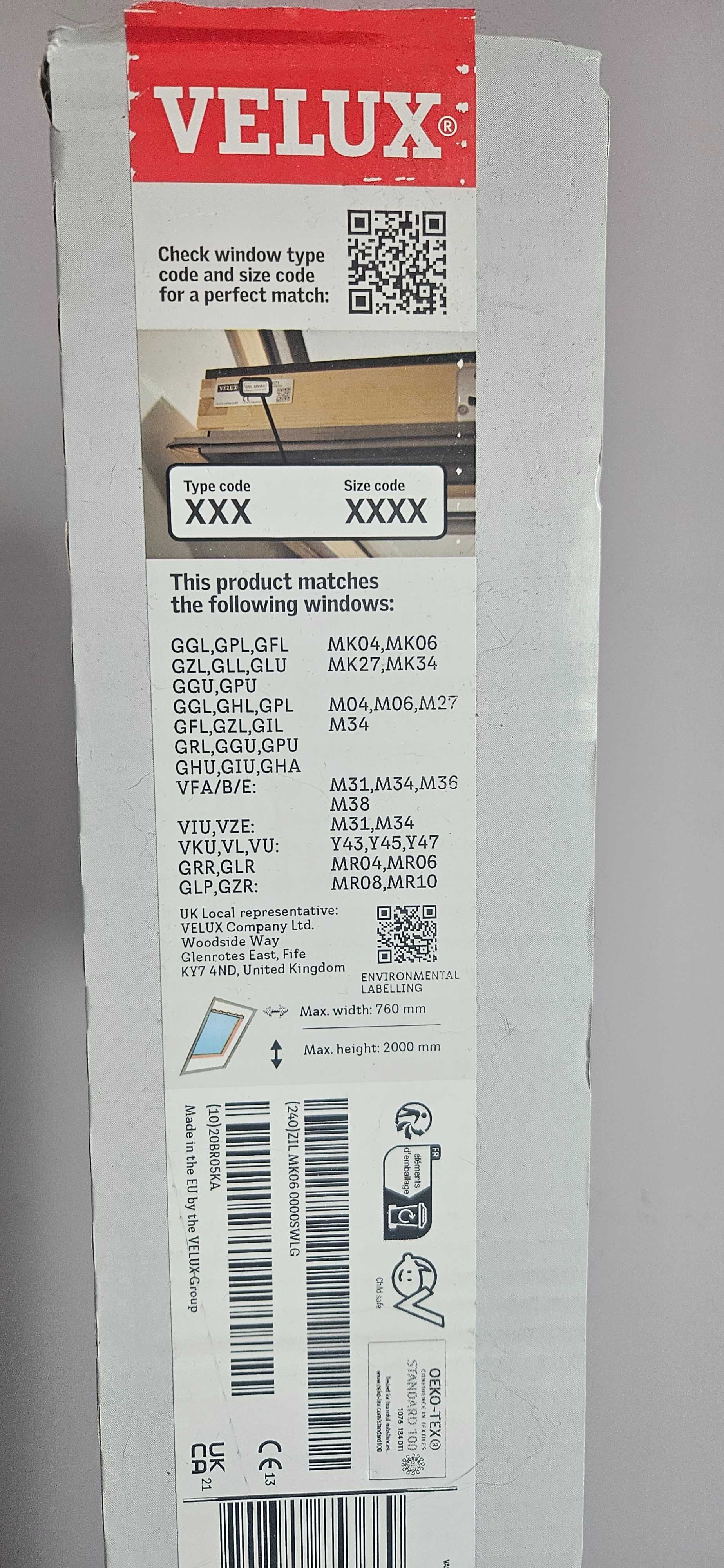 Moskitiera Velux na okno dachowe
