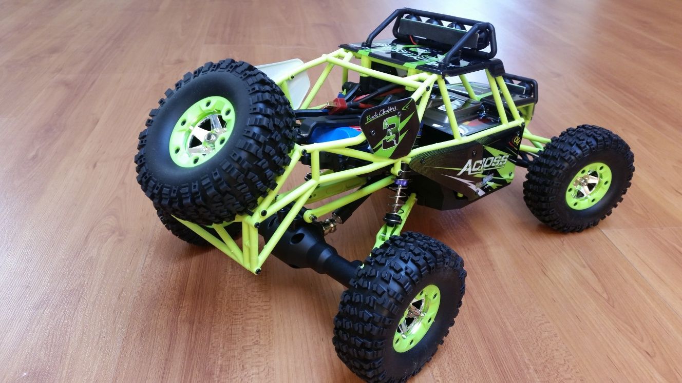 Carro RC Cross Desert WLtoys 12428 V2 Nova Versão 12427 metal