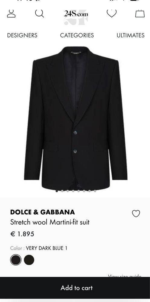 Классический костюм Dolce&Gabbana ОРИГИНАЛ